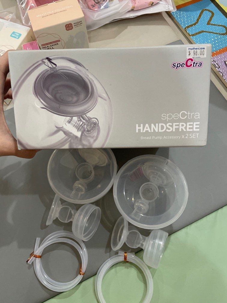 Spectra Handsfree Cup (25mm X 2), Babies & Kids, Nursing & Feeding,  Breastfeeding & Bottle Feeding on Carousell