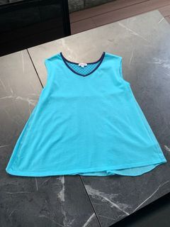 Splendid Blue Swing Tank Top Size 10