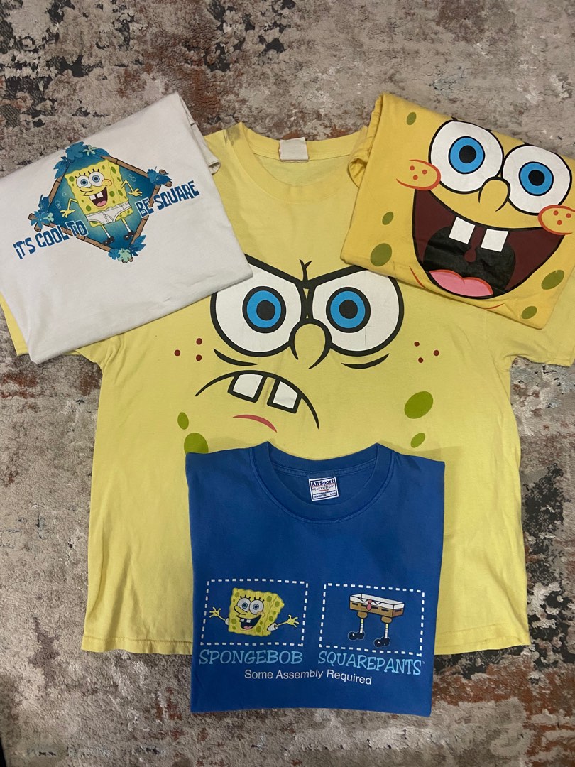 Spongebob Vtg y2k, Men's Fashion, Tops & Sets, Tshirts & Polo Shirts on ...