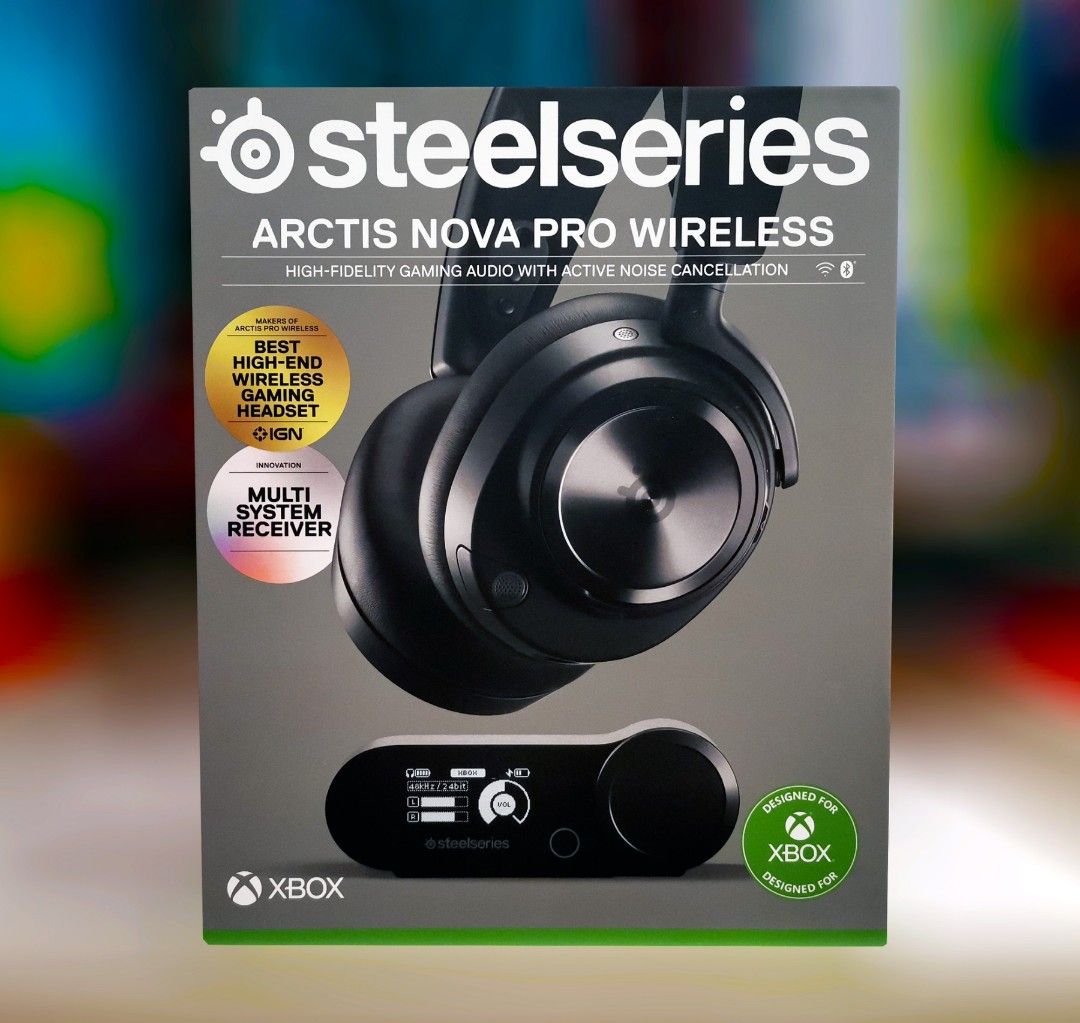 STEELSERIES ARCTIS NOVA PRO WIRELESS X GAMING HEADSET (BLACK) (Category: Headphones & Headsets) located in San Juan City. Submitted by blueswitchpc (Listing ID 1220936448, Image 1). Description: NEW STOCKS AVAILABLE📣📣 STEELSERIES ARCTIS NOVA PRO WIRELESS X GAMING HEADSET (BLACK). ARCTIS NOVA PRO WIRELESS FOR XBOX & PC High-Fidelity Gaming Audio with Active Noise Cancellation Key Features ● Dual USB connections support Xbox, PC, Mac, PlayStation