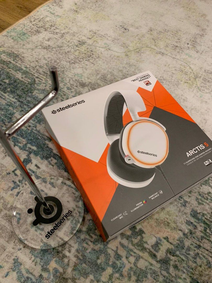 Steelseries Artics 5 RGB Gaming Headset, Audio, Headphones & Headsets ...