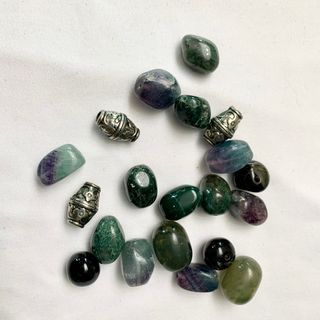 Stone and metal beads