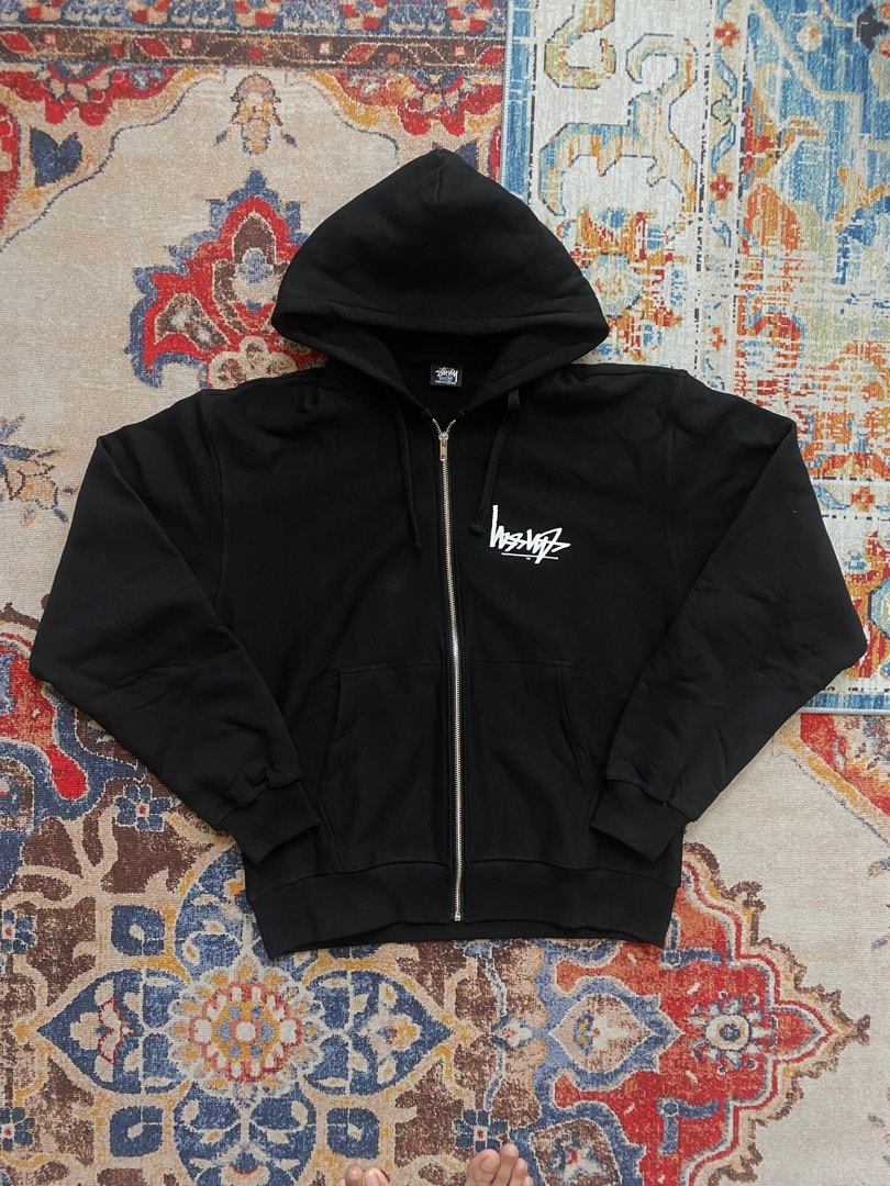 Stussy Flipped Zip Hoodie, Men's Fashion, Coats, Jackets and Outerwear ...