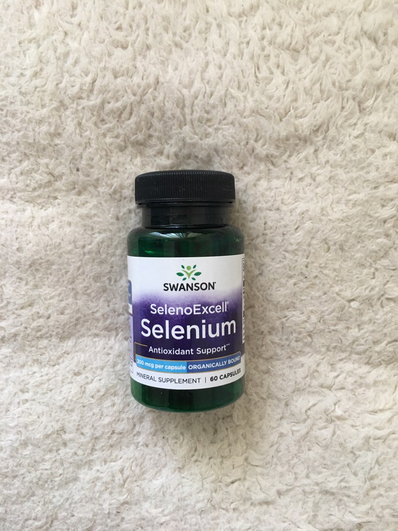 Swanson Selenium 200 mcg 60 capsules 硒200微克60 膠囊ðŸ’Š, 健康 ...