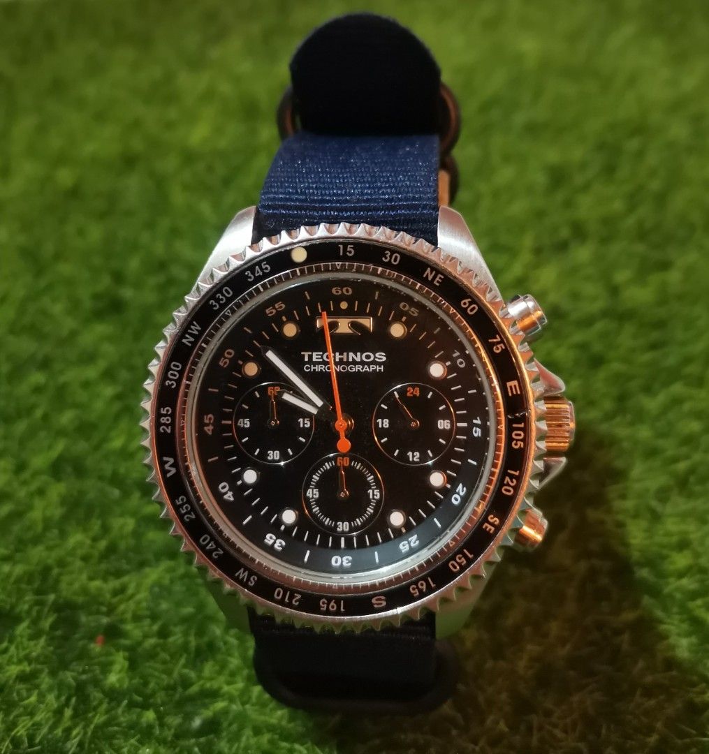 TECHNOS CHRONOGRAPH WORLDWIDE TGM563 QUARTZ WATCH