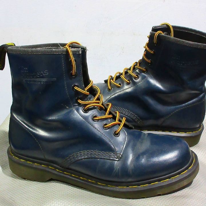 Martens Shoes Dr Martens 1460 Navy Blue The Original Dr Martens