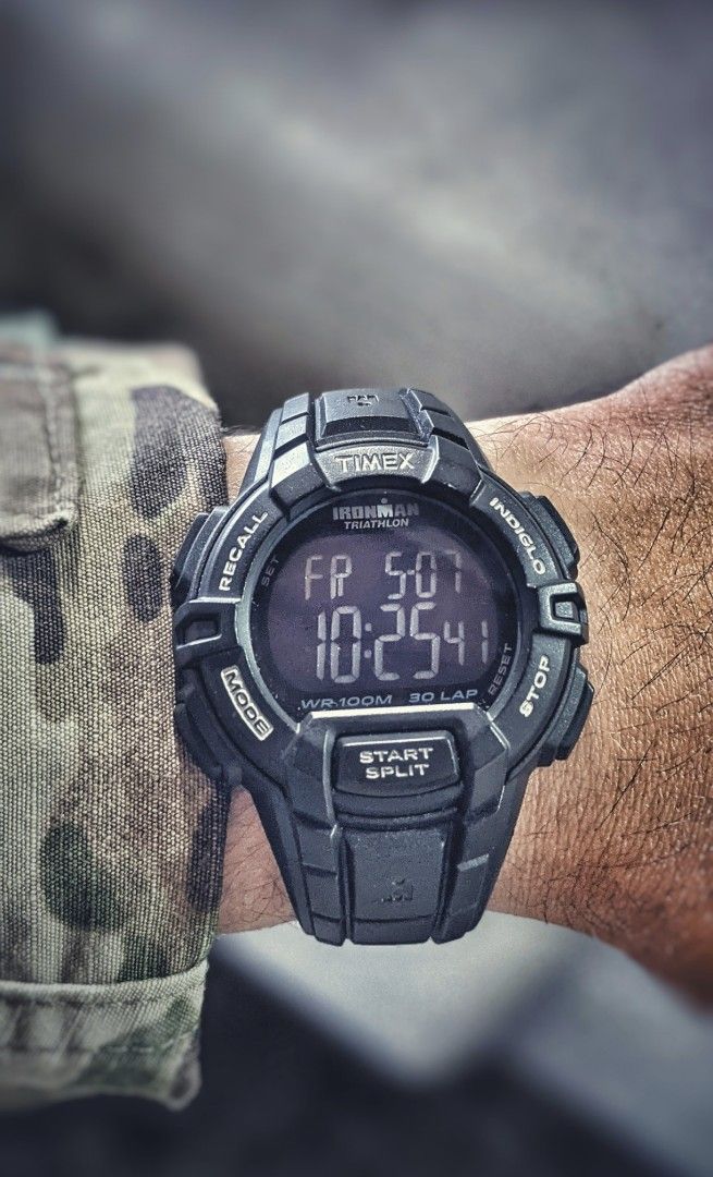 Timex ironman blackout hot sale