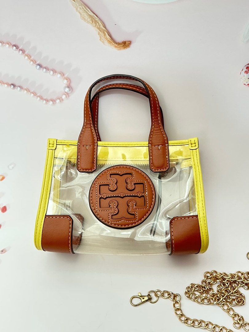 Tory Burch Ella Clear Micro Tote Bag - Lyst, Women's Fashion, Bags &  Wallets, Purses & Pouches on Carousell