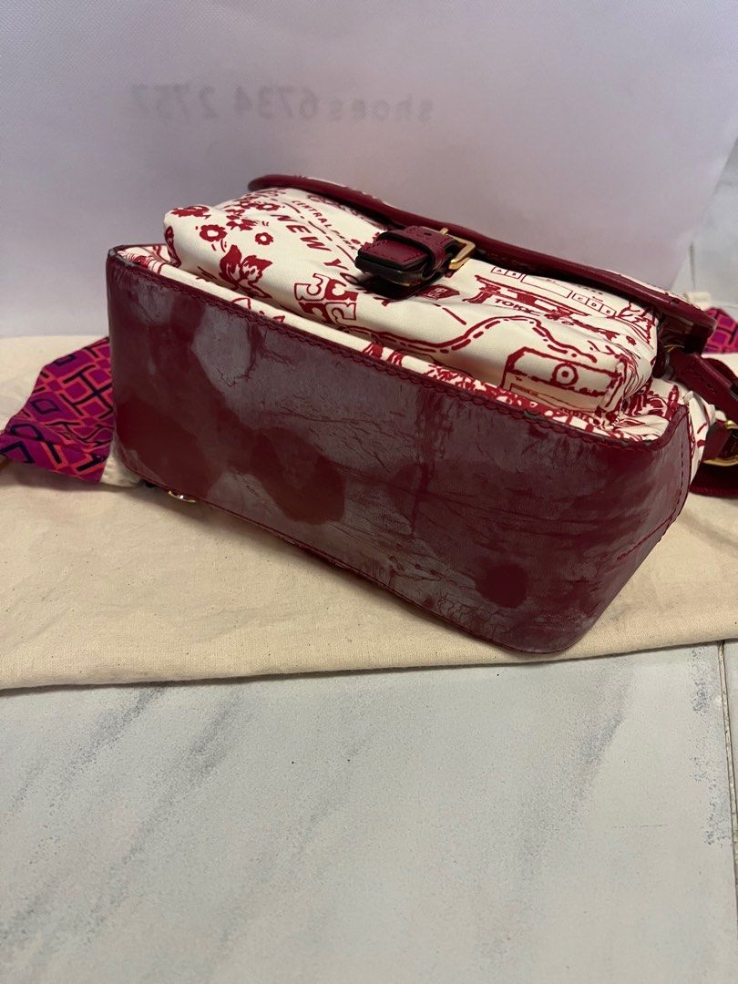 Tory Burch Perry Nylon Printed Crossbody