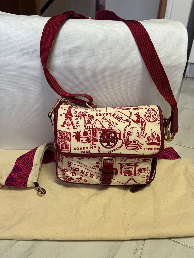 Perry nylon cheap printed crossbody