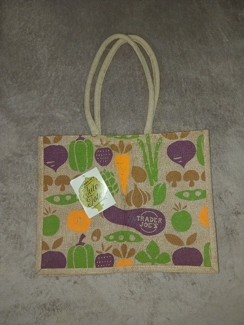 Traders Joe Jute Tote Bag on Carousell