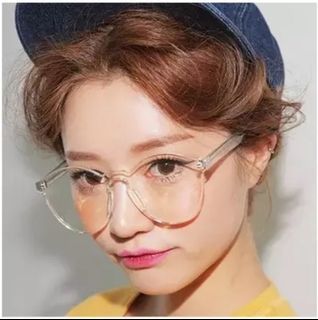 韓國ulzzang無框透明彩色歐美眼鏡墨鏡原宿
