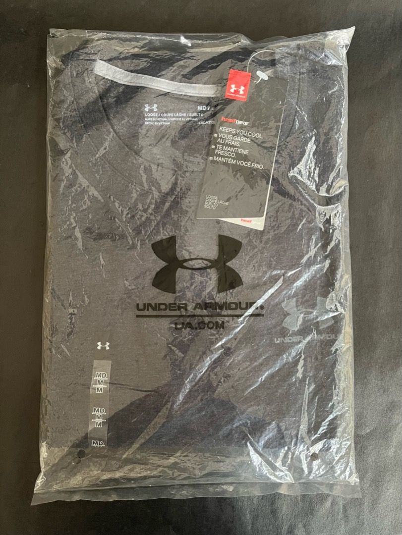 Under armour left chest lockup tee sale