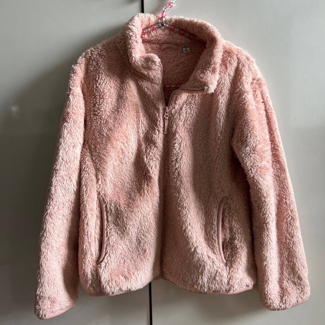 Uniqlo Fur Jacket, Women's Fashion, Coats, Jackets and Outerwear on ...