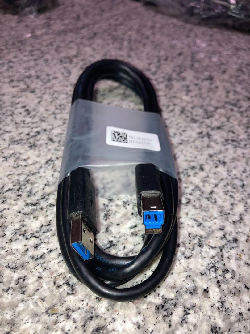 USB  TYPE A to Type B Upstream Monitor Dell Monitor Cable, Computers &  Tech, Parts & Accessories, Cables & Adaptors on Carousell