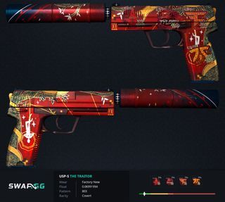 USP-S The Traitor (Factory New) CSGO SKINS