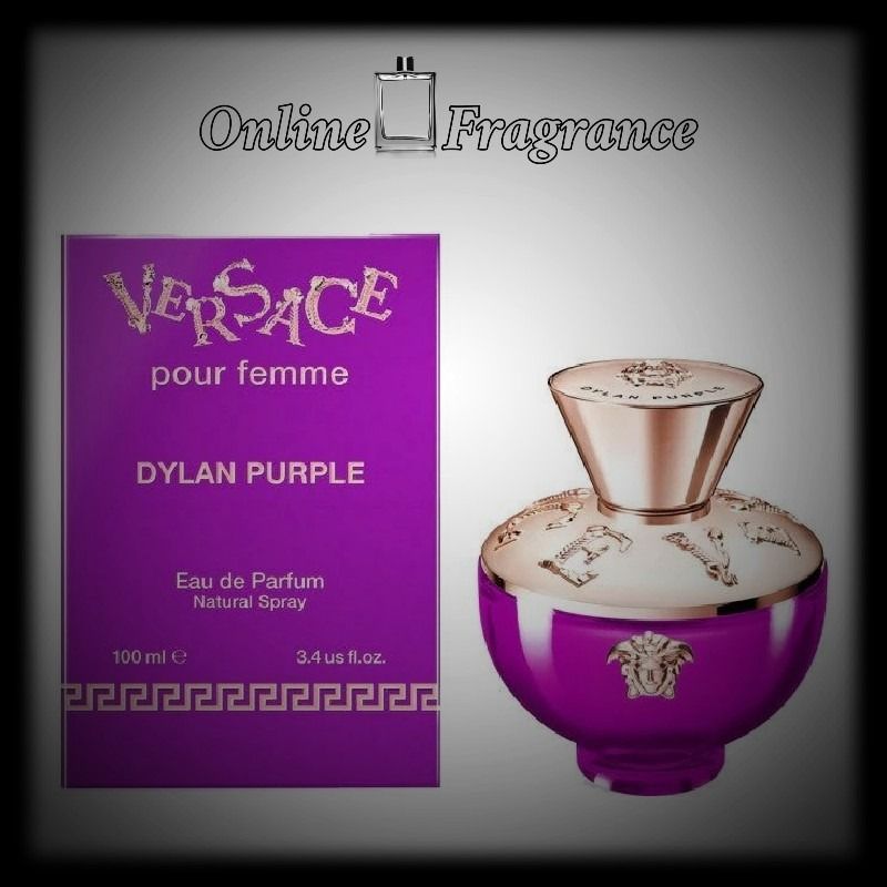 Versace purple perfume top