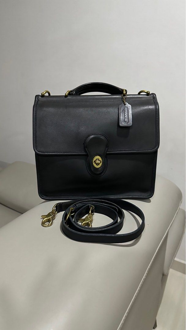 Vintage Coach Willis with strap, Women's Fashion, Bags & Wallets