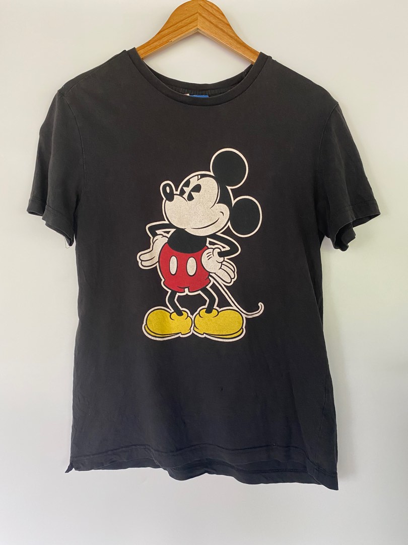 Vintage Disney Whole Hauss Mickey Mouse T Shirt Black, Men's Fashion ...