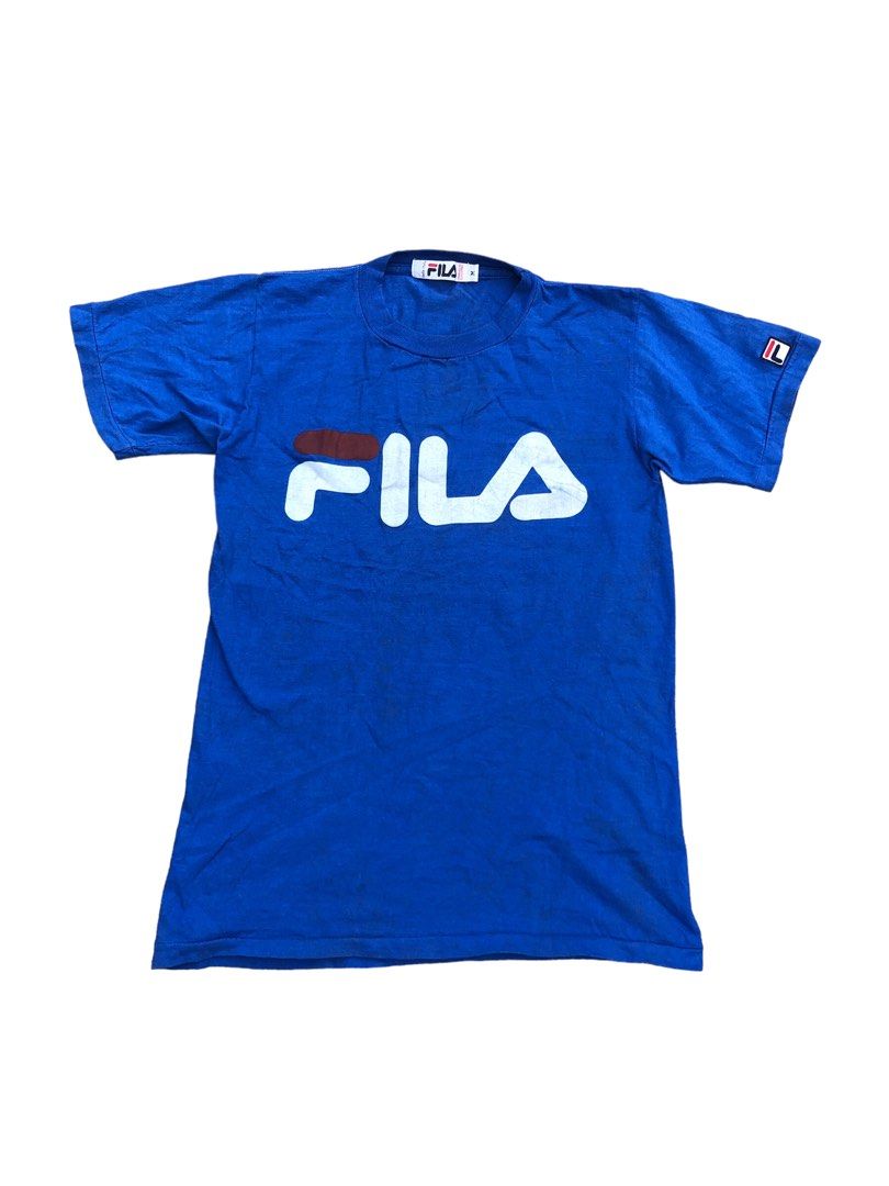 Old school fila shirt on sale