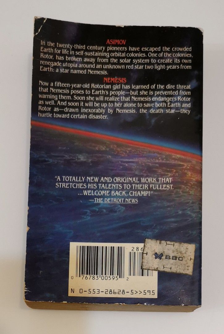 Vintage. ISAAC ASIMOV. NEMESIS, Hobbies & Toys, Books & Magazines ...