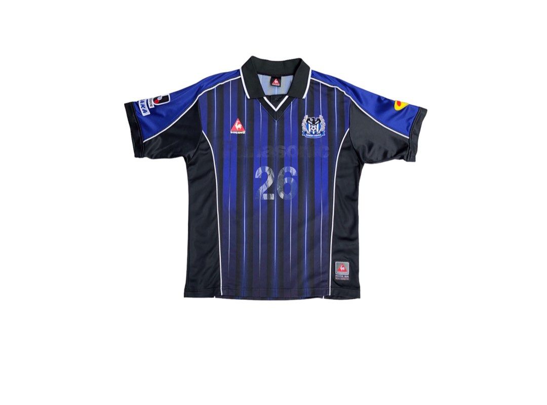 Vintage Le Coq Sportif Gamba Osaka Home 1999 00 Jersey Men s Fashion Tops Sets Tshirts Polo Shirts on Carousell