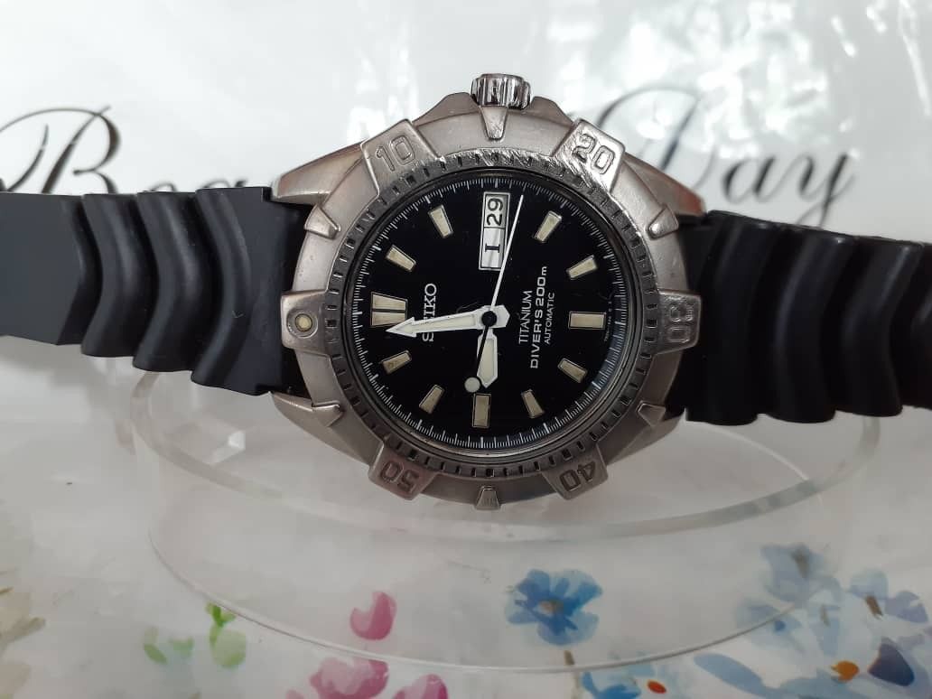 Vintage Seiko Scuba Diver 7s26-0150 Titanium Watch..., Men's Fashion,  Watches & Accessories, Watches on Carousell