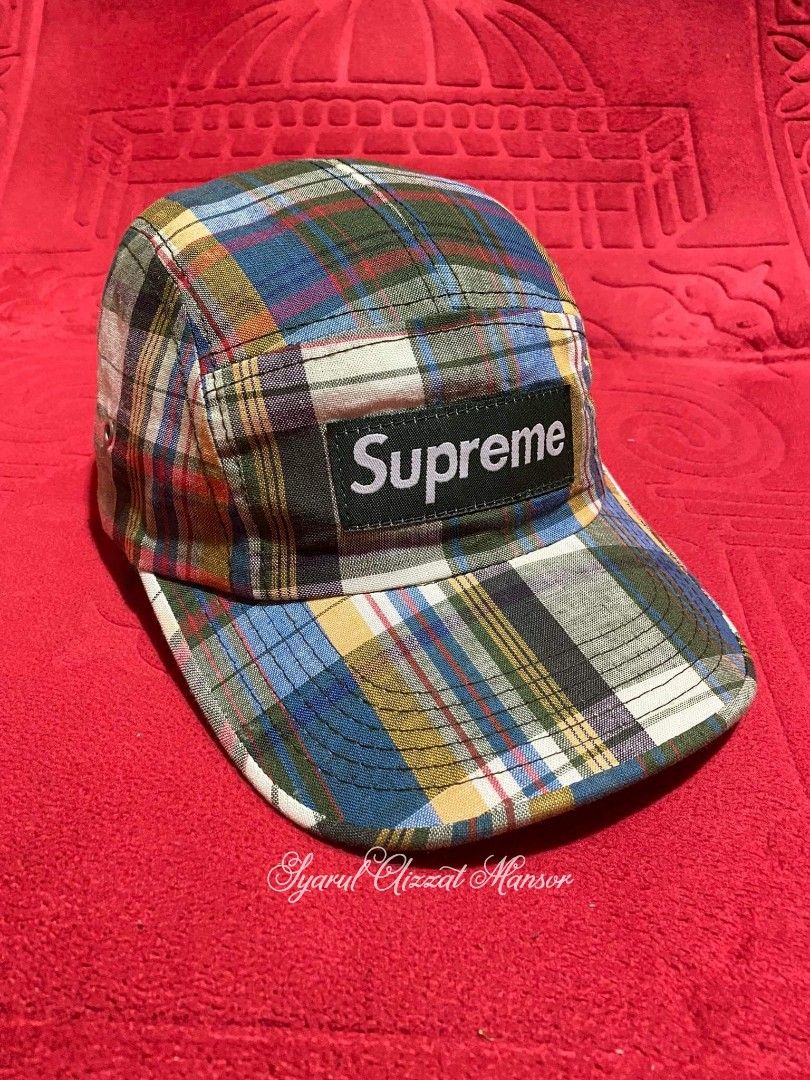 Vintage Supreme 2005 Plaid Camp Cap OG