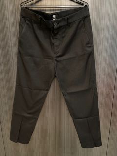 (W36) Slim Fit Black Chino Pants