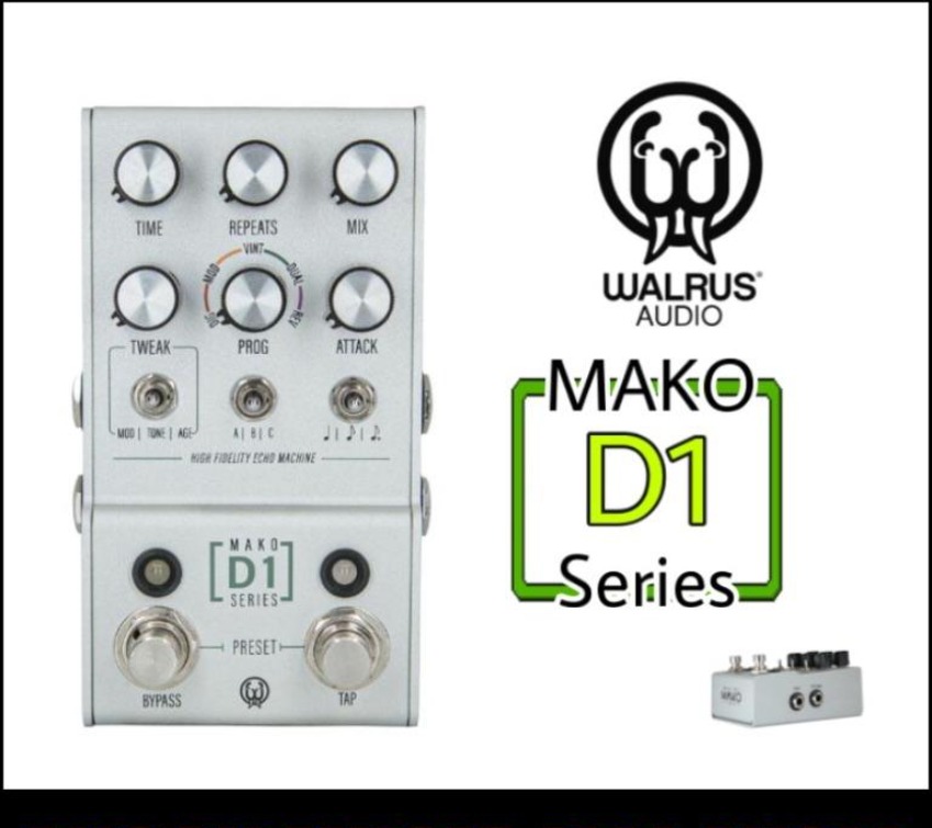 Walrus Audio MAKO Series D1 High-Fidelity Delay Pedal, Hobbies & Toys