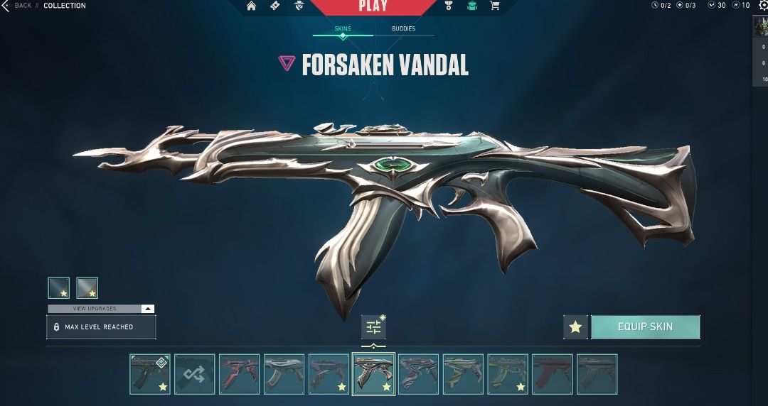 Compte VALORANT [EU] - 18 Skins : Kuronami Vandal & Mystbloom Phantom