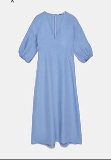 Zara Linen Maxi Dress