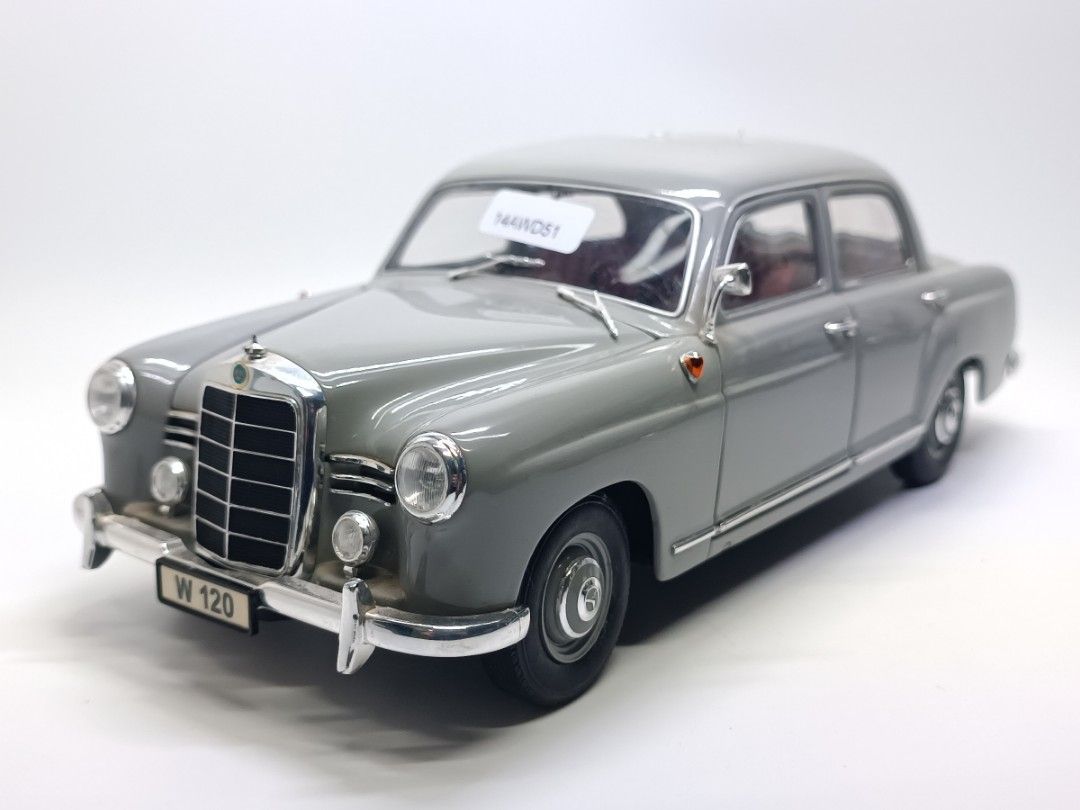 1/18 Revell Mercedes Benz 180 W120 經典平治灰色房車睇內文非