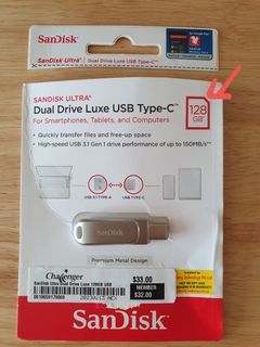 128 GB Dual Drive USB-C & A