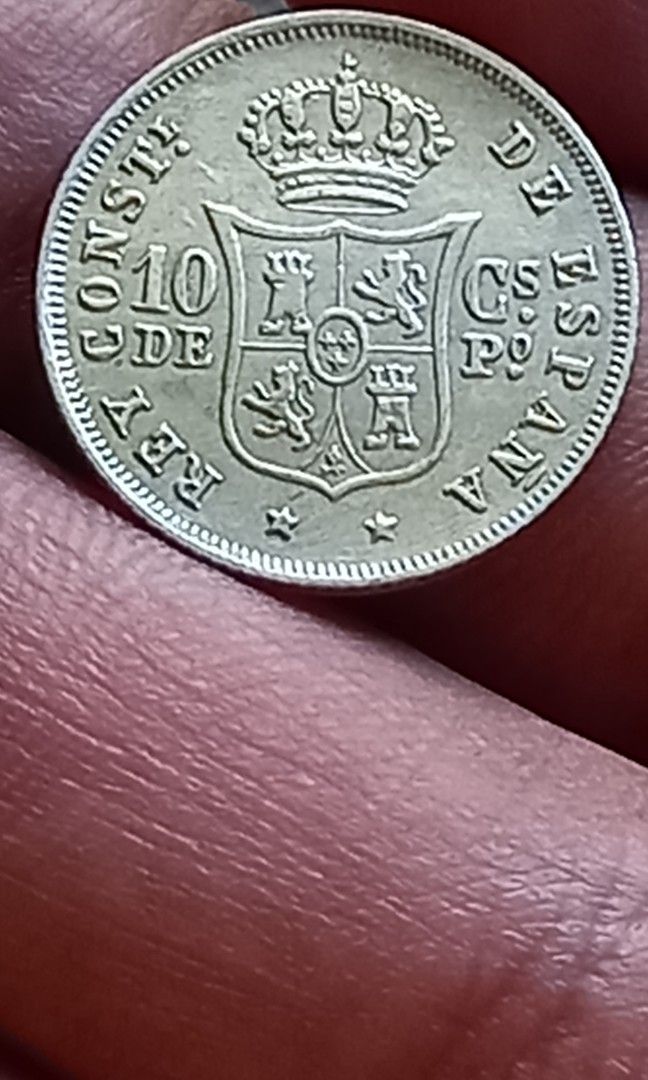 1885 10 cents alfonso silver coin (Category: Currency) located in Subic. Submitted by regiedaniel01 (Listing ID 1221148011, Image 2). Description: maganda condition add sf.