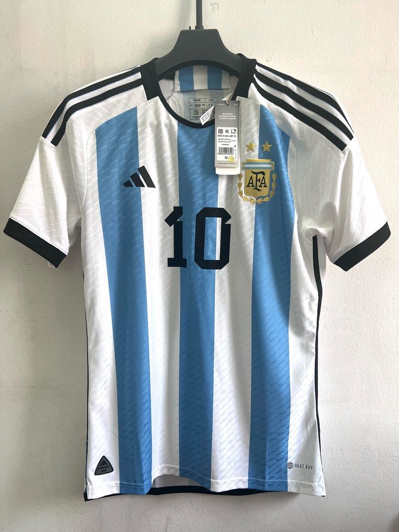 Messi #10 Argentina Jersey 2022 Authentic Away World Cup