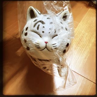2023-174 貓鈴鐺 第一代 貓咪 公仔 確認款 無盒 塑膠袋包裝 - 灰色豹貓