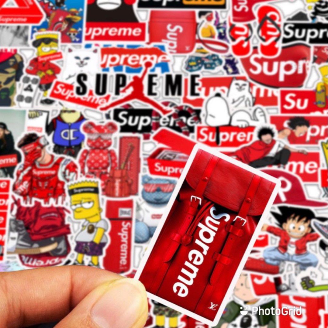 Supreme new arrivals luggage sticker
