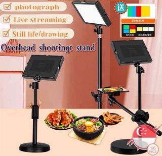6inch LED Video Light Panel Mini Photo Studio Lighting Kit With Tripod Stand RGB Filters For Makeup Live Streaming STR2003