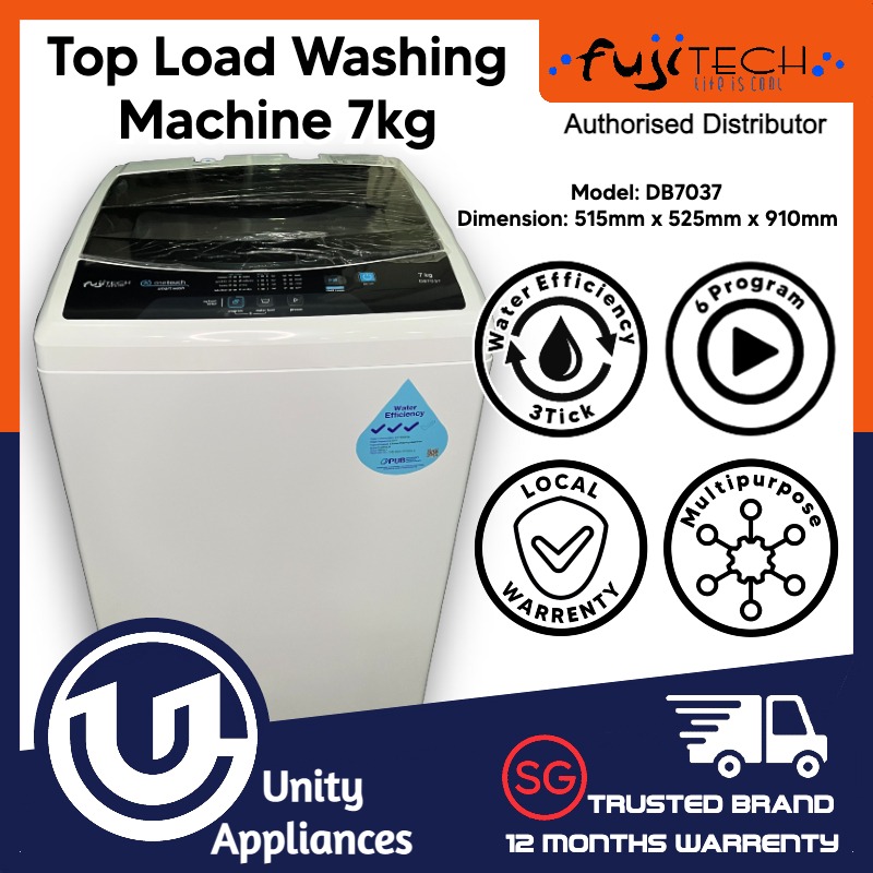 7kg Top Load Washing Machine / 3 Ticks Washing Machine, TV & Home