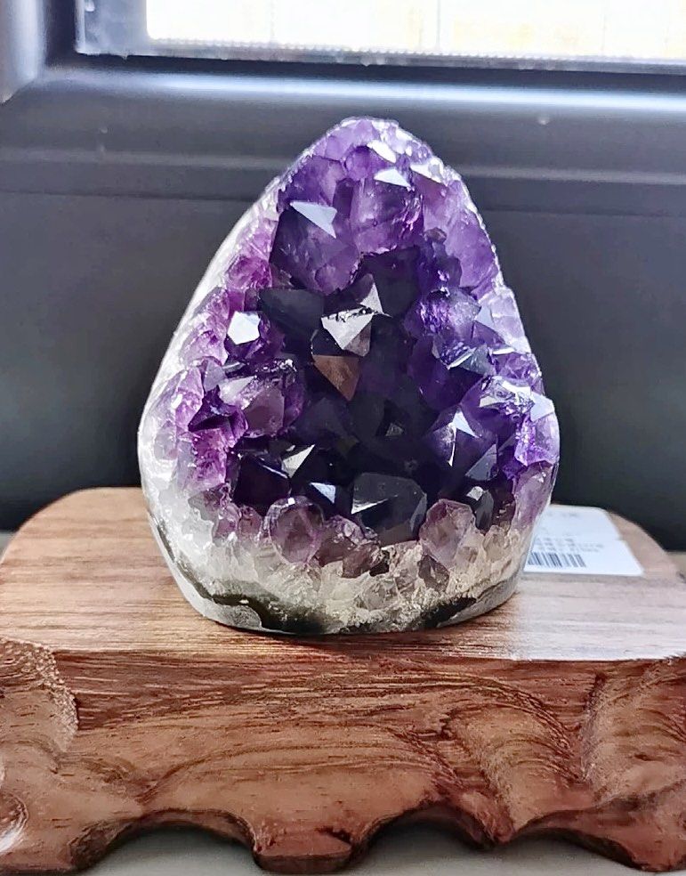 アメジスト クラスター 紫水晶 原石 瑪瑙母岩 高品質 紫水晶カッサ 