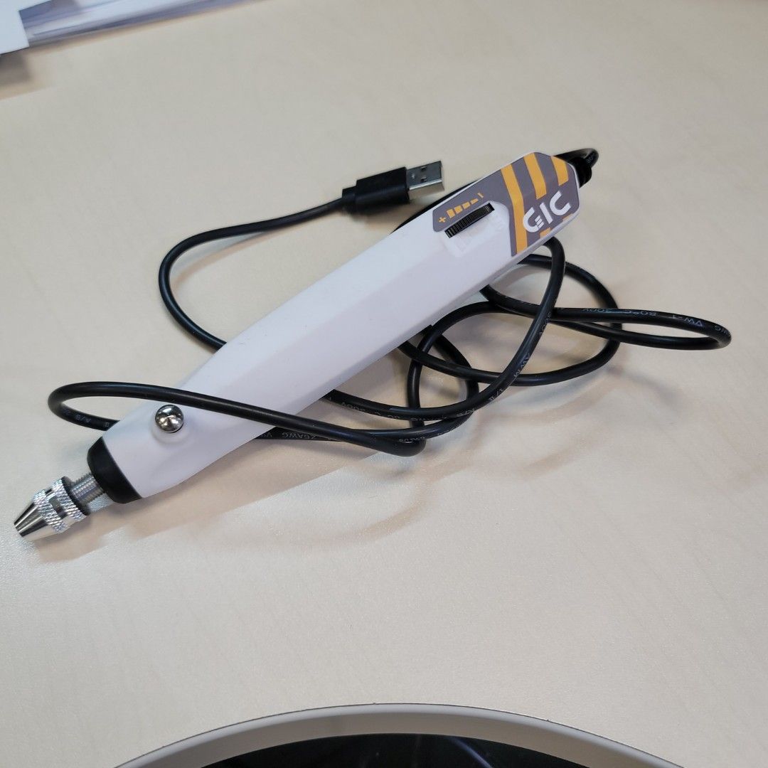 二手GIC 虎爪TD-02 Electric Machine 虎鑽電動雕刻機USB供電非充電只用