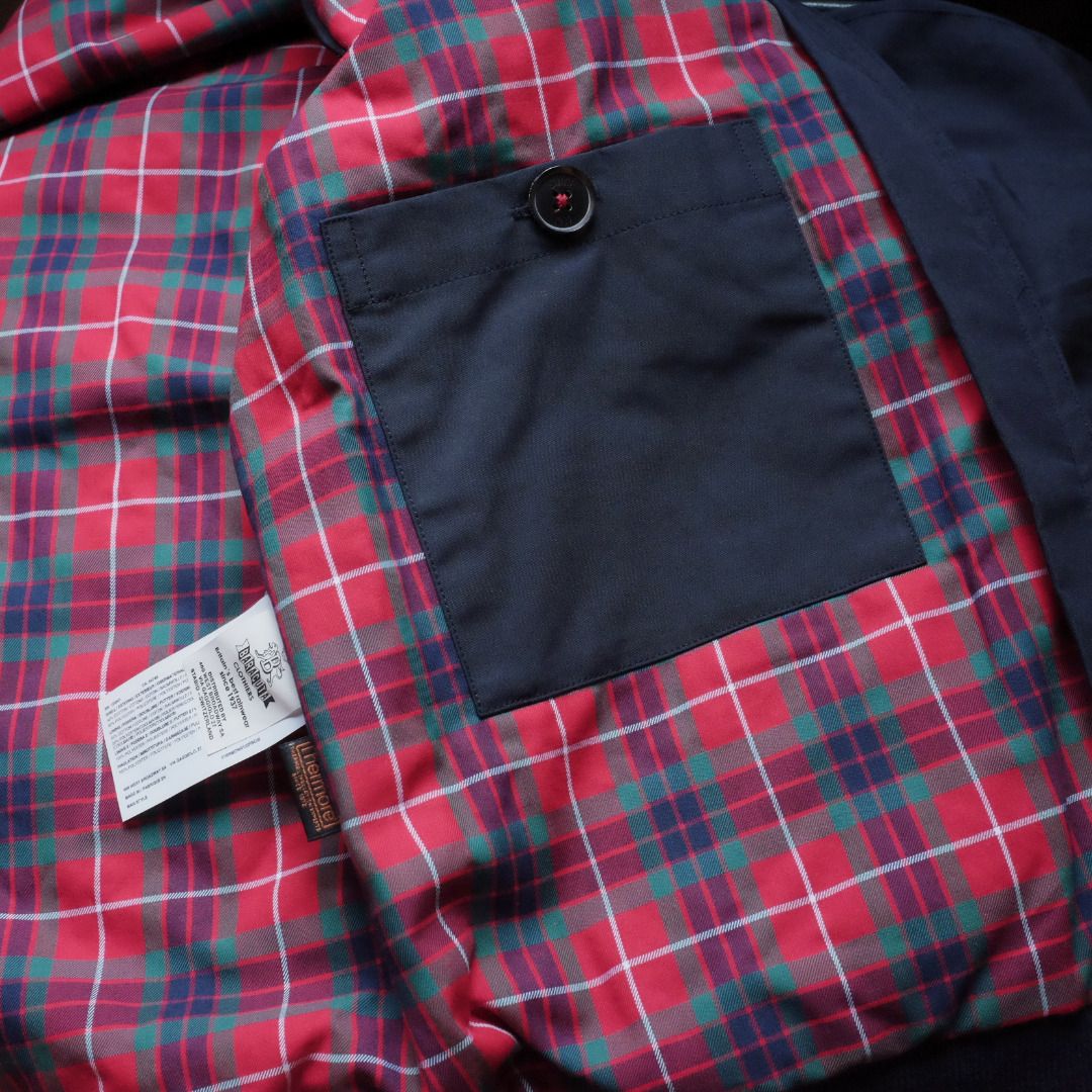 全新}英國製UK36 Baracuta Harrington Jacket 深藍正宗品牌since 1937 