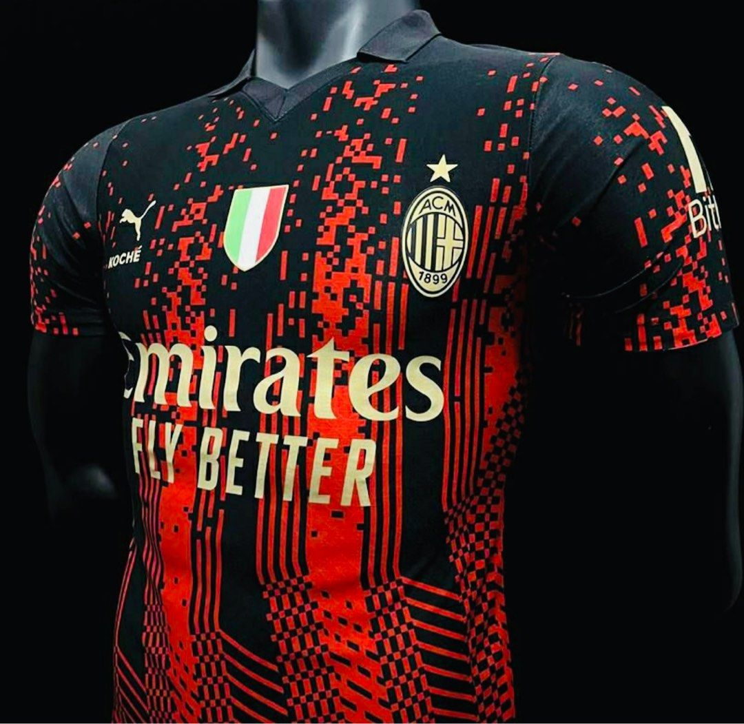 2022-23 Zlaten AC Milan Jersey 4th Limited edition Sz:XL