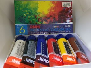 Acrylic colours & Water colours