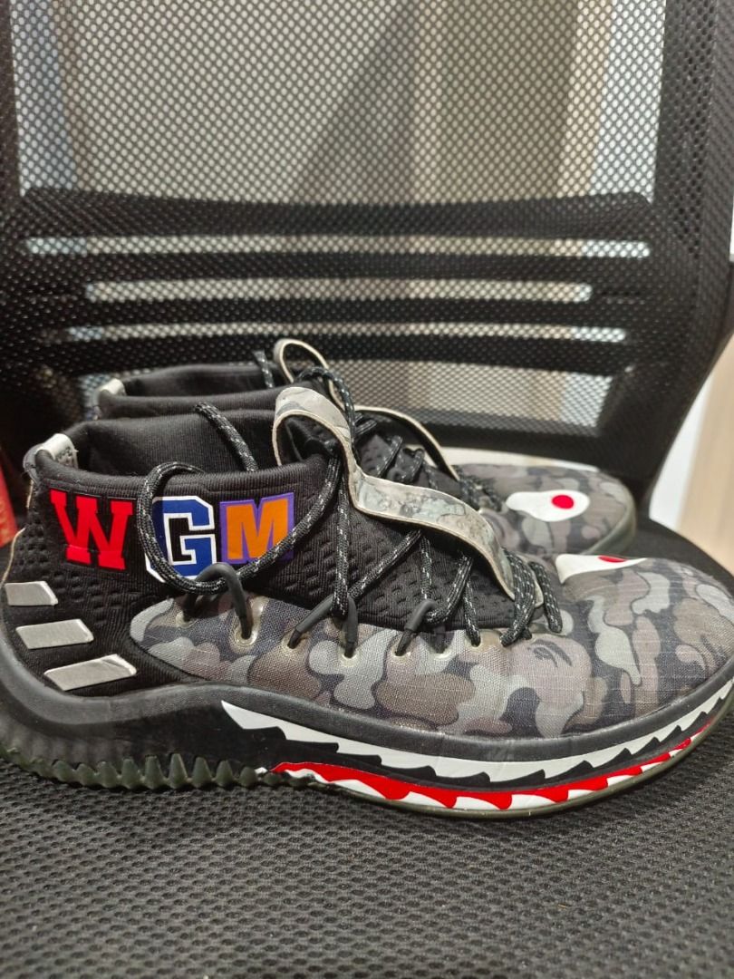 Bape x adidas dame 4 black camo online