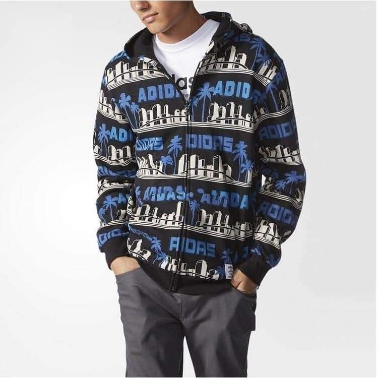 Adidas palm tree best sale hoodie