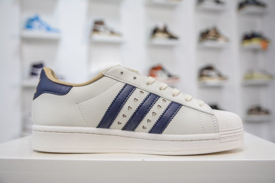 Adidas originals superstar navy online