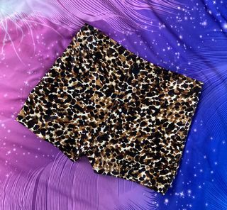 American Apparel Leopard Disco Shorts