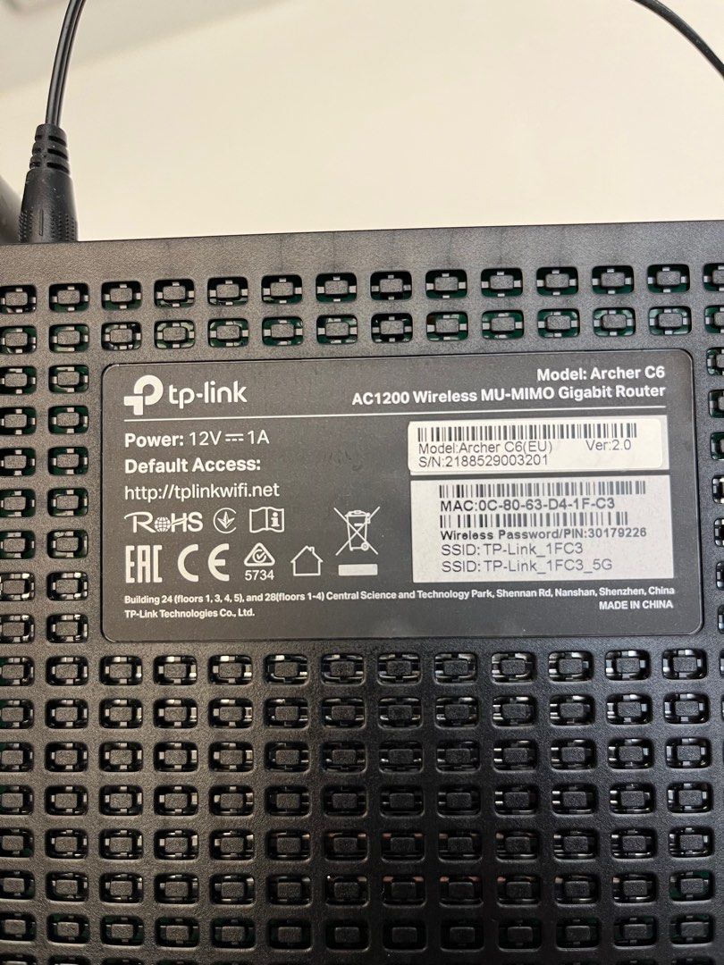 Archer C6 Router, 電腦＆科技, 電腦周邊及配件, Wifi及上網相關產品 - Carousell